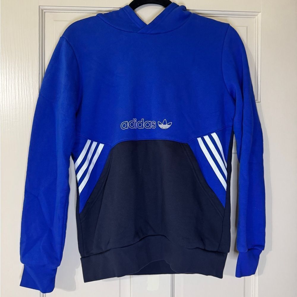 Kids Boys Adidas Hooded Sweatshirt YL